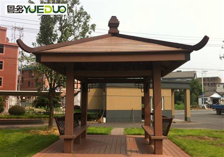 Corner gazebo