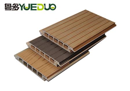 150x25 Outdoor  hollow wpc co-extrusion decking floor